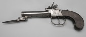Flintlock Pistol, Folding Bayo