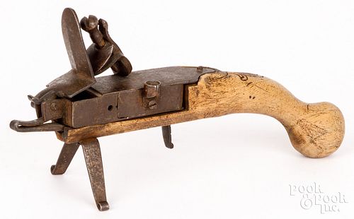 FLINTLOCK TINDER LIGHTER, 19TH