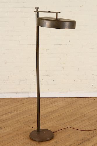 FLIP TOP BRASS FLOOR LAMP KURT