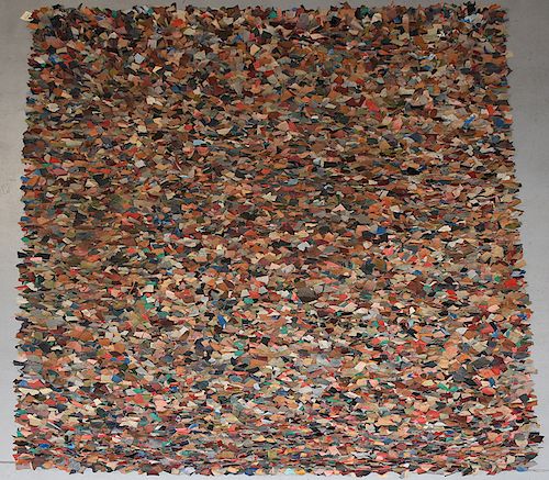 FLITTERMAN LEATHER RUG BY