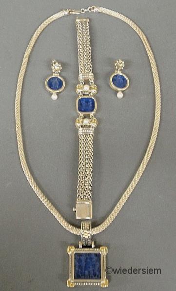 Flli. Menegatti Italy blue intaglio
