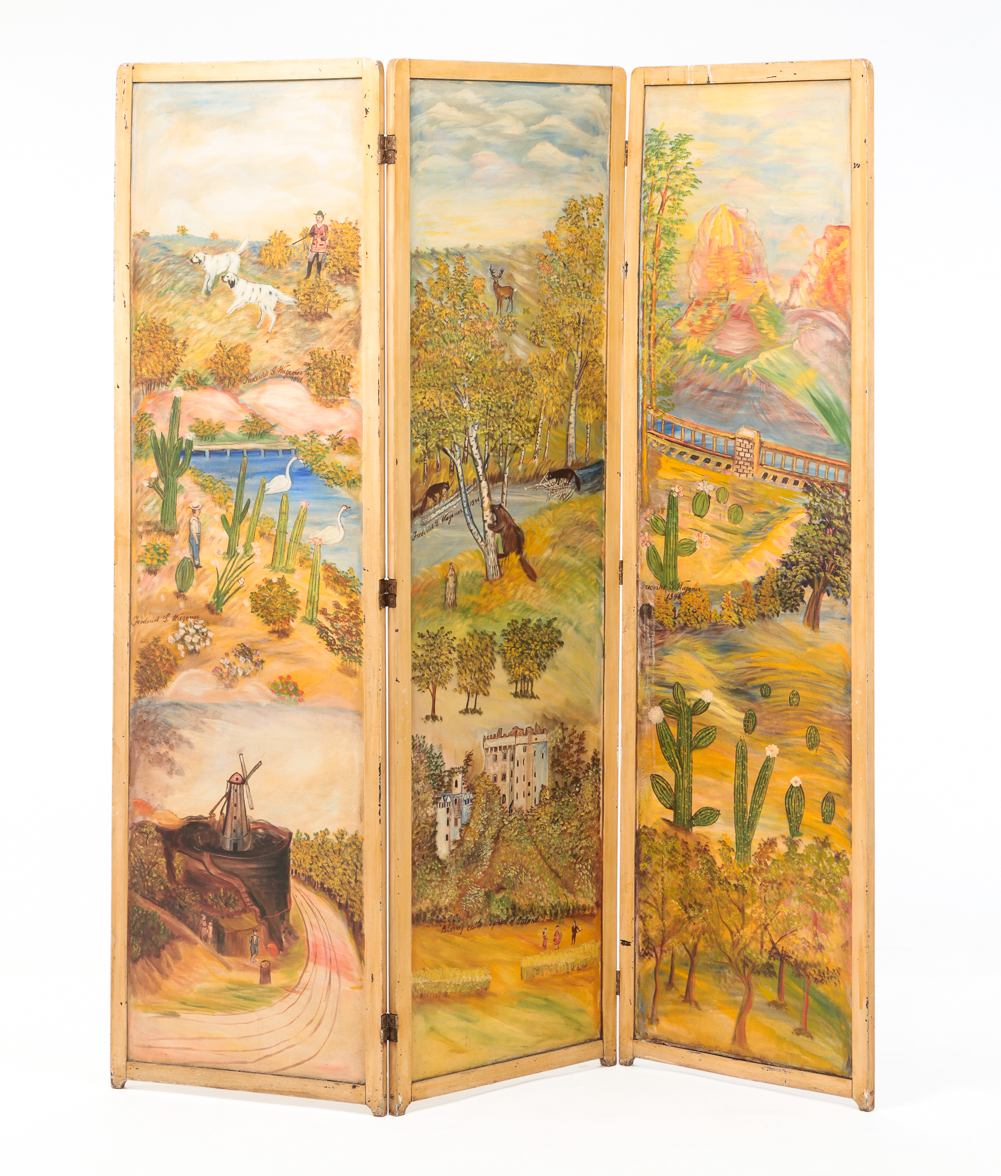 FLOOR SCREEN BY FREDERICK G.
