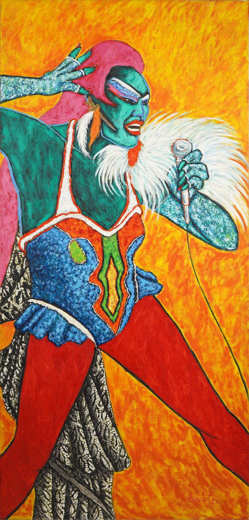 FLOR BOUHOT (B. 1949): FIGURE IN