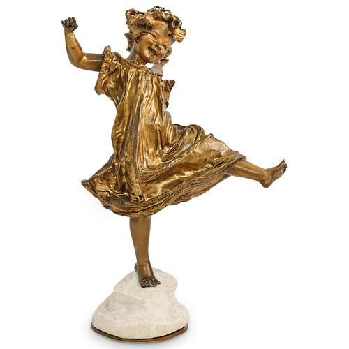 "FLORA" SIGNED BRONZE