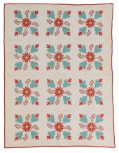 Floral Appliqu? Quilt probably