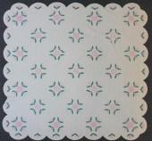 FLORAL APPLIQUE PATCH QUILTFlo