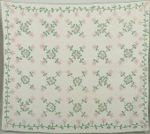 Floral Appliqued Quilt America
