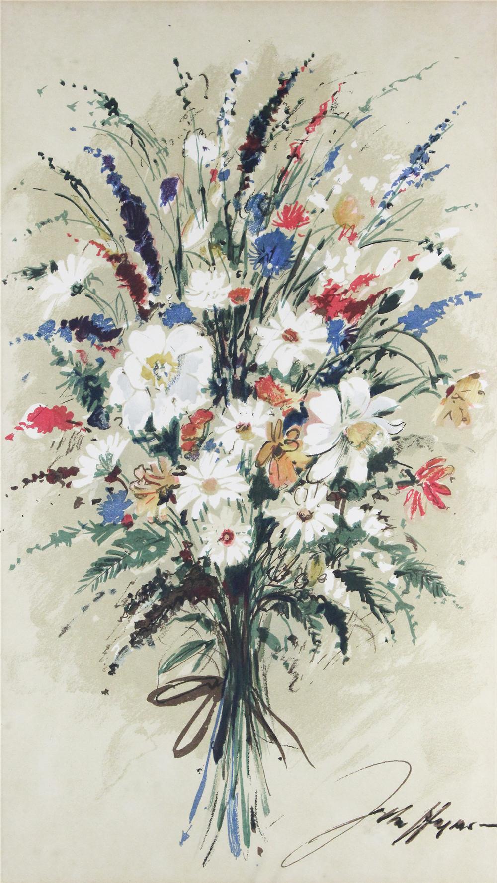FLORAL BOUQUET Mixed media: 22