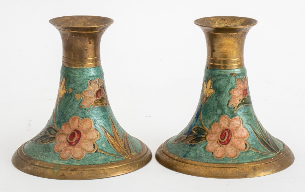 FLORAL BRASS JUDAICA SHABBAT