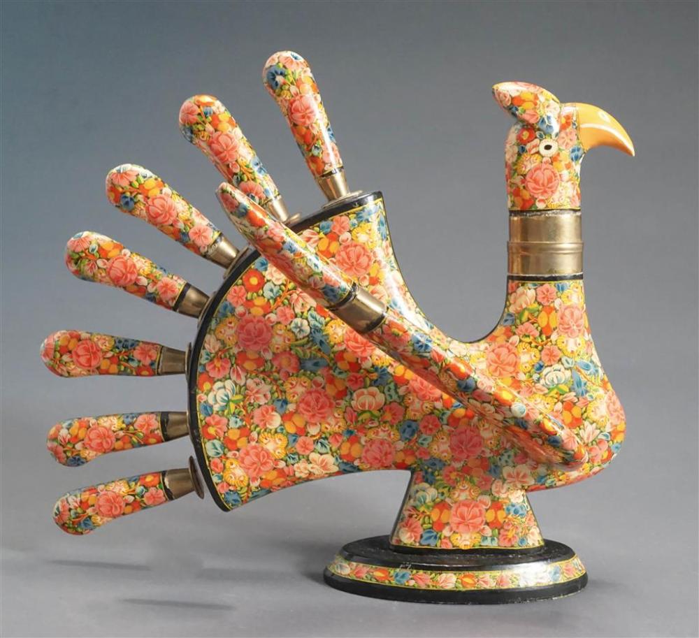 FLORAL DECORATED 'BIRD' 10-PIECE