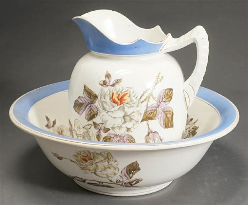 FLORAL DECORATED PORCELAIN
