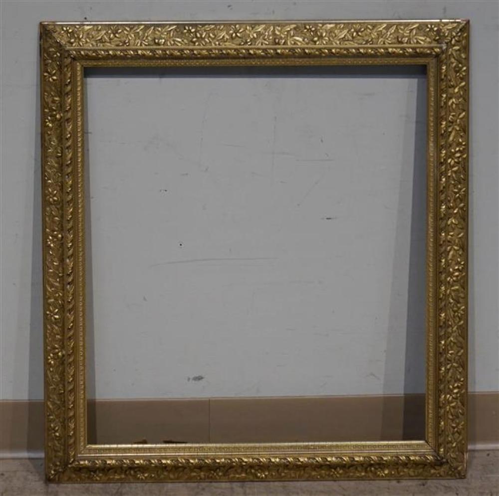 FLORAL DESIGN GILDED FRAME, LATE