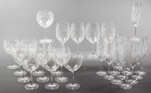 FLORAL ETCHED CRYSTAL STEMWARE