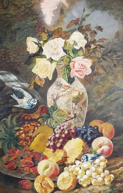 FLORAL & FRUIT STILL LIFE,