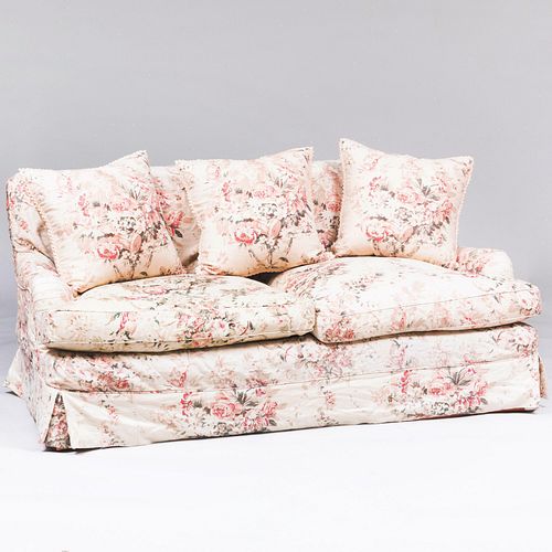 FLORAL LINEN SLIPCOVER