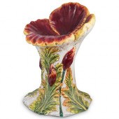 FLORAL MAJOLICA GARDEN SEAT/ST