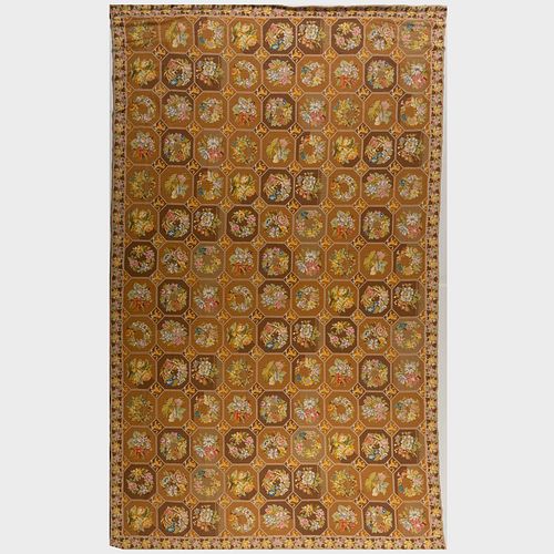FLORAL NEEDLEWORK CARPET16 ft. 3