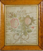 FLORAL NEEDLEWORK EMBROIDERY O