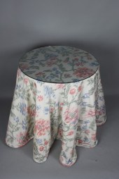FLORAL SILK TAFFETA DEMILUNE U