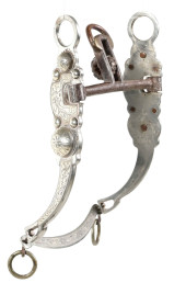 FLORAL SILVER BIT<br>Unmarked