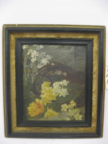 Floral Still Life basket & vase