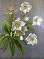 FLORAL STILL LIFE, OIL ON CANV