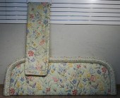 FLORAL UPHOLSTERED KING SIZE W