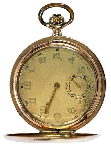 FLORE 14KT. POCKET WATCH52mm