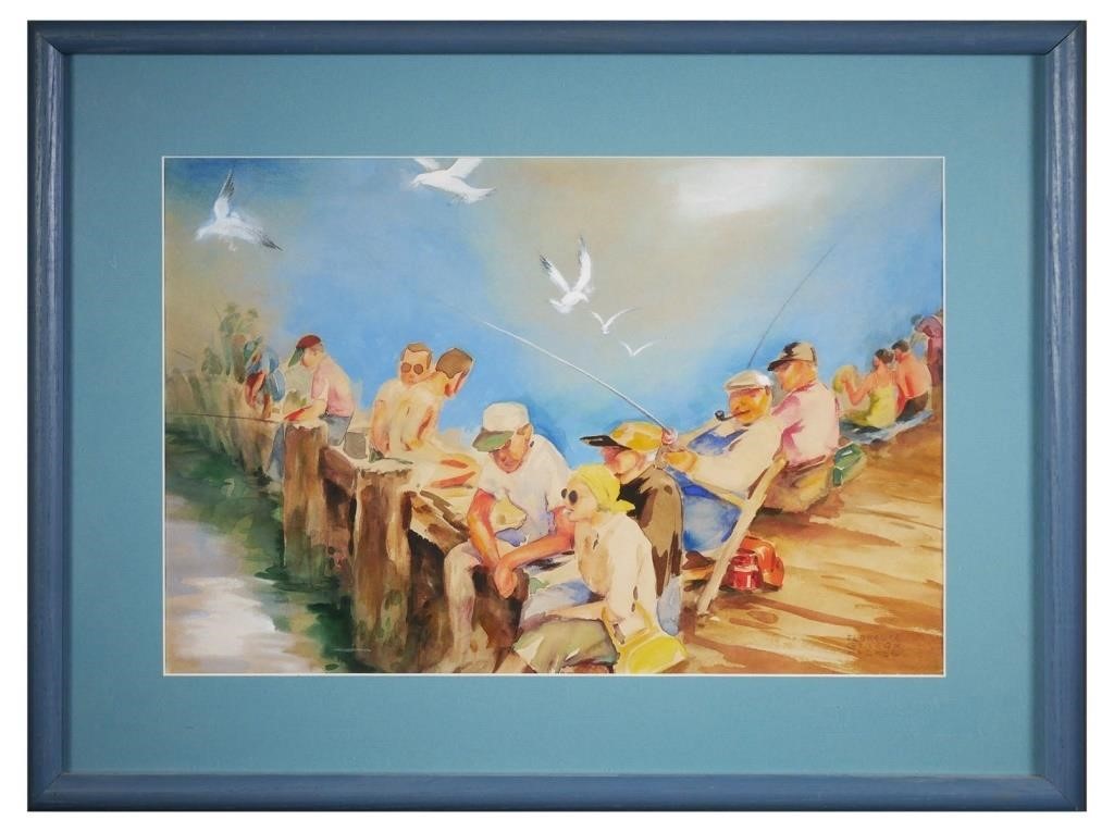 FLORENCE GIBSON MCCABE, WATERCOLOR,