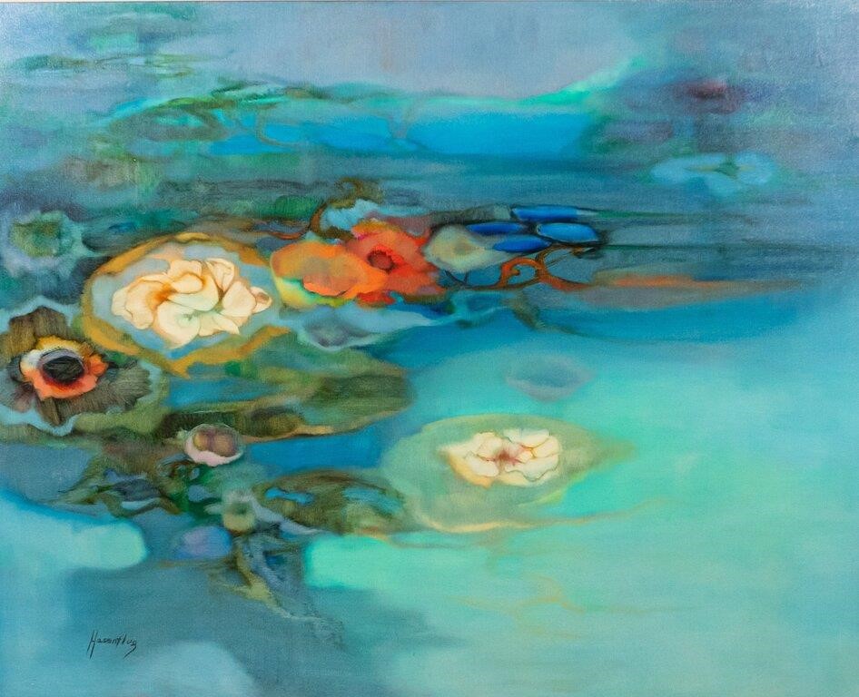 FLORENCE HASENFLUG OIL ON CANVAS