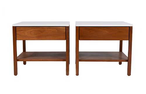 FLORENCE KNOLL FOR KNOLL WALNUT END