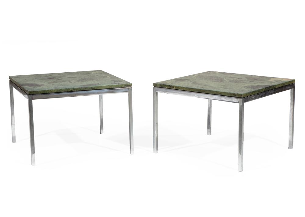 FLORENCE KNOLL GREEN MARBLE AND