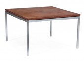 FLORENCE KNOLL WOOD AND CHROME