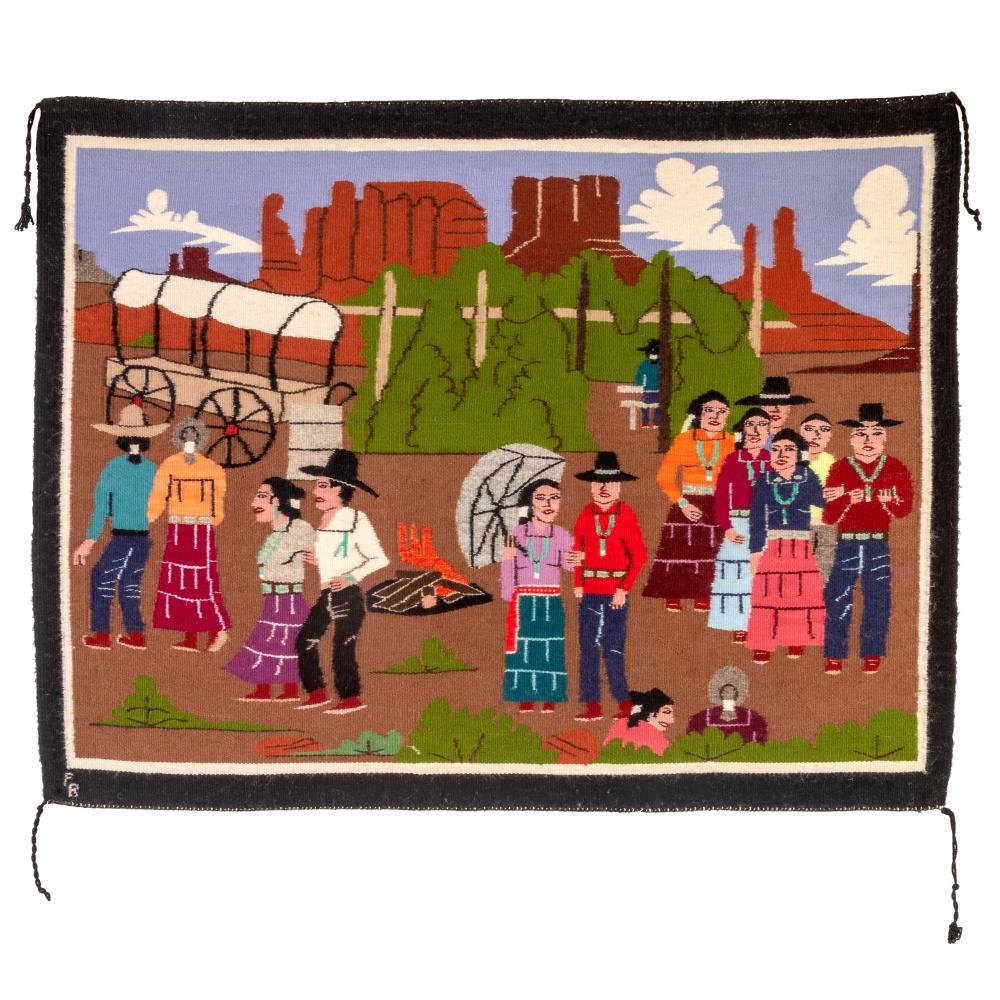 FLORENCE RIGGS, NAVAJO DANCE