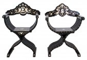FLORENTINE INLAID EBONIZED SAV