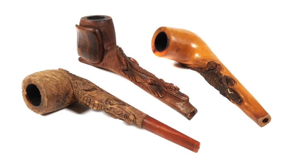 FLORIDA ALLIGATOR CARVED TOBACCO