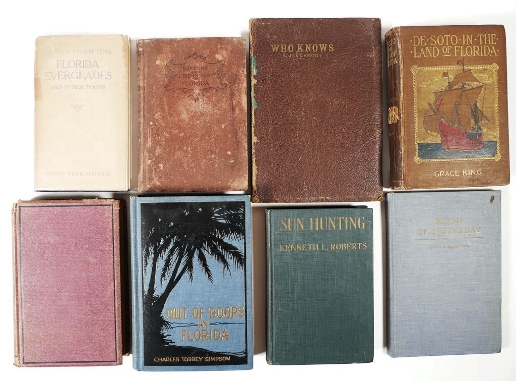 FLORIDA ANTIQUE HISTORY BOOKS