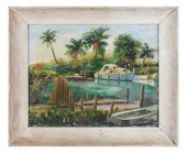 FLORIDA ARTIST CHEVALIER OIL O