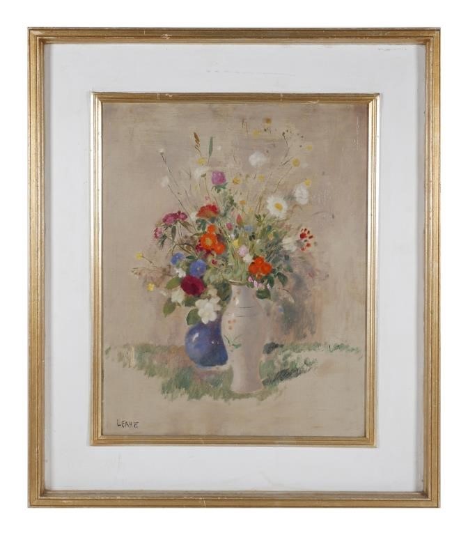 FLORIDA ARTIST GERALD LEAKE OIL