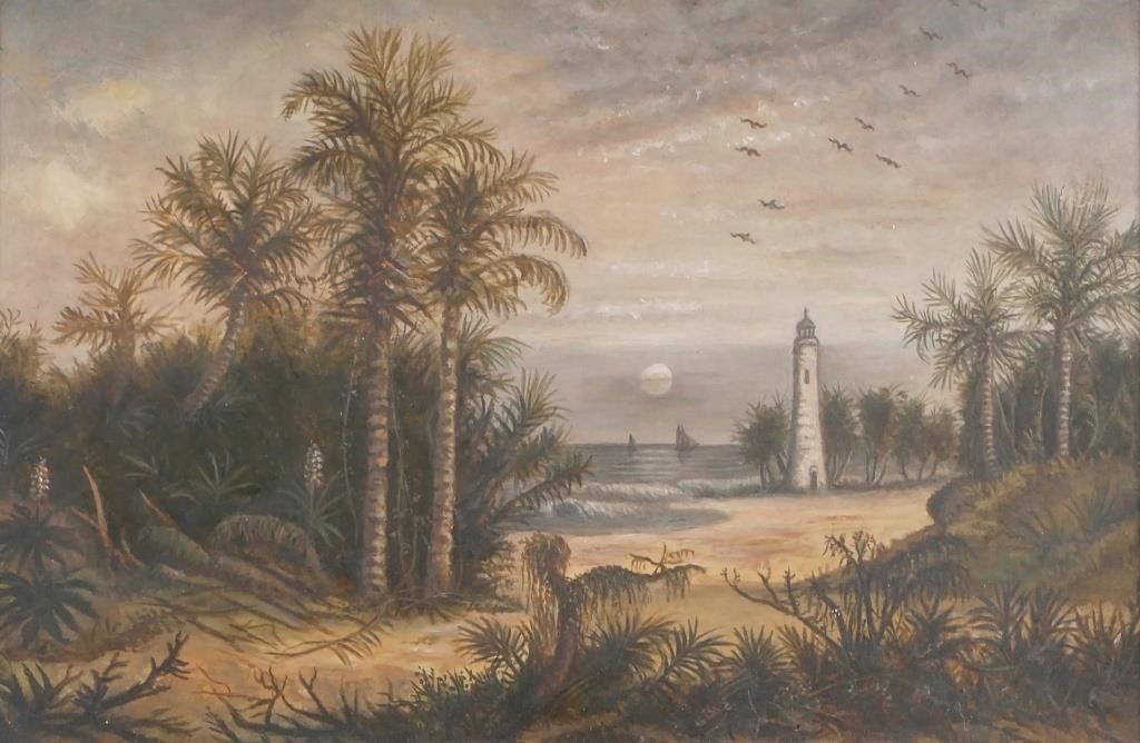 FLORIDA BEACH SCENE PAINTING,