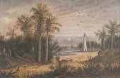 FLORIDA BEACH SCENE PAINTING,