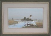 FLORIDA EVERGLADES PAINTING SI