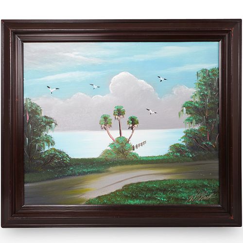 FLORIDA HIGHWAYMEN PAINTING BY AL