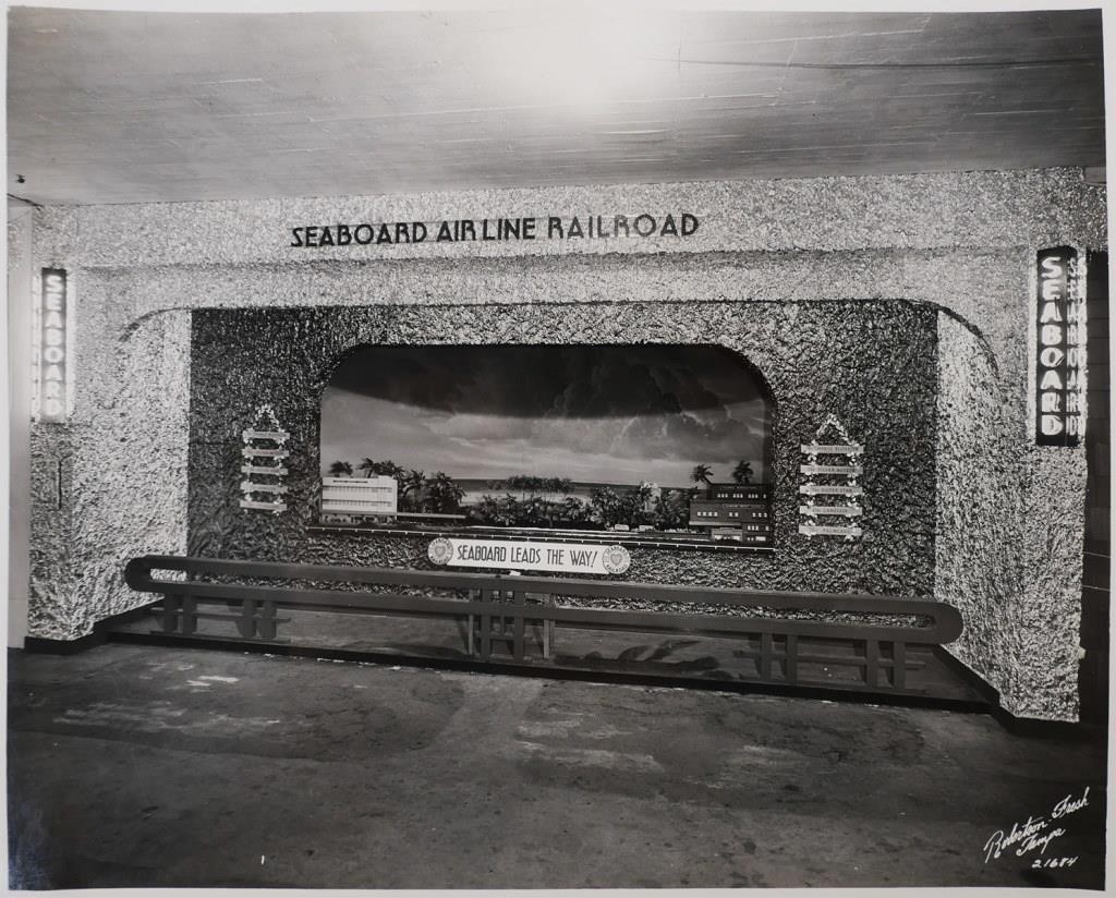 FLORIDA SEABOARD RAILROAD NEON SIGN