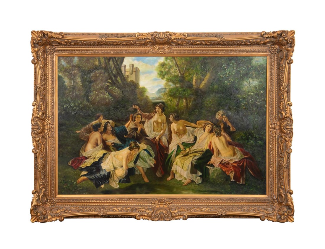 'FLORINDA' OIL ON CANVAS, AFTER