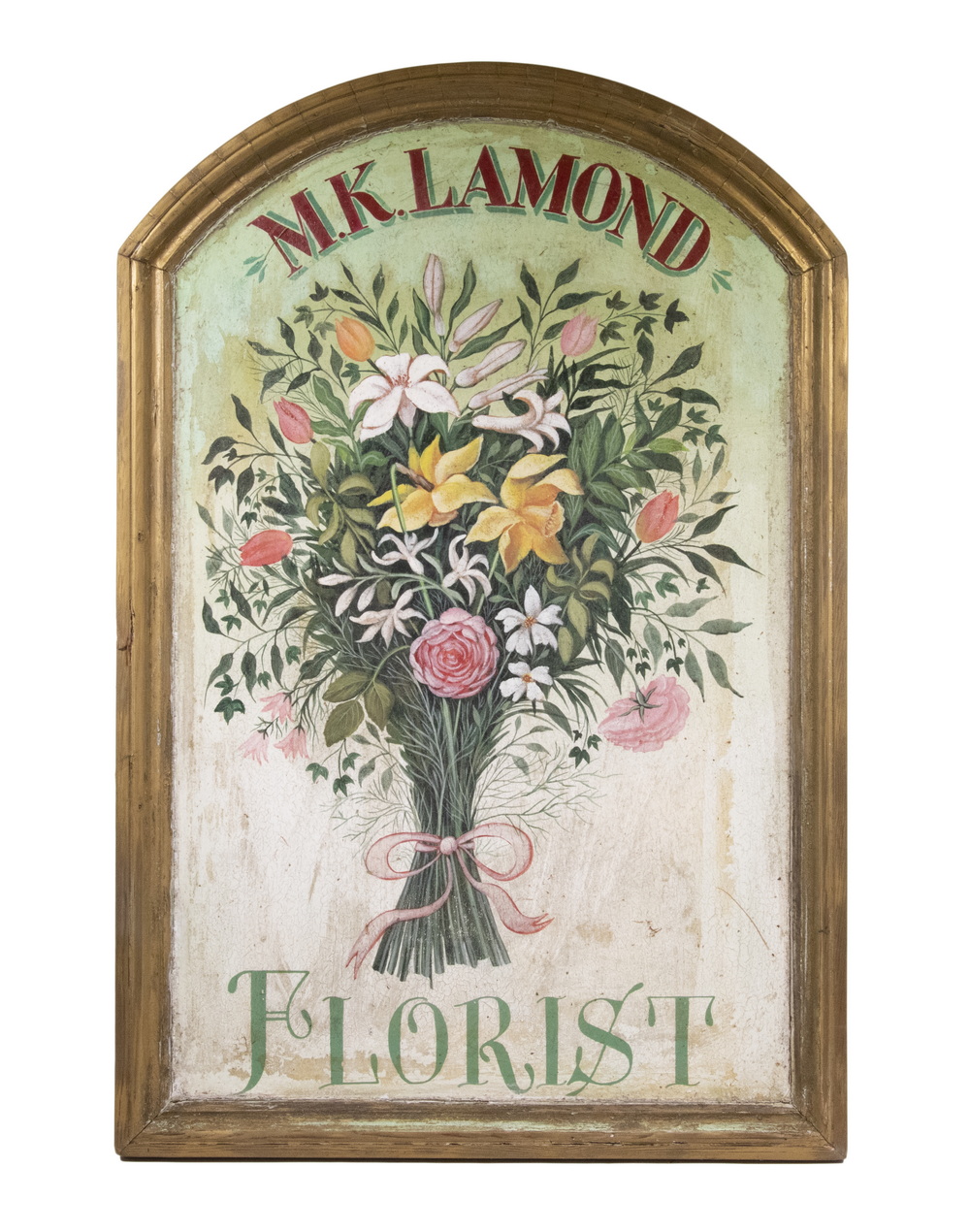 FLORIST SIGN "M.K. Lamond",