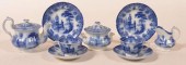 FLOW BLUE GOTHIC PATTERN 9 PIE