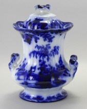 FLOW BLUE SLOP JARSecond Quart