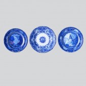 FLOW BLUE TRANSFERWARE PLATESA