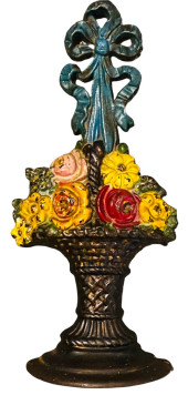 FLOWER BASKET DOOR STOP W/ RIB